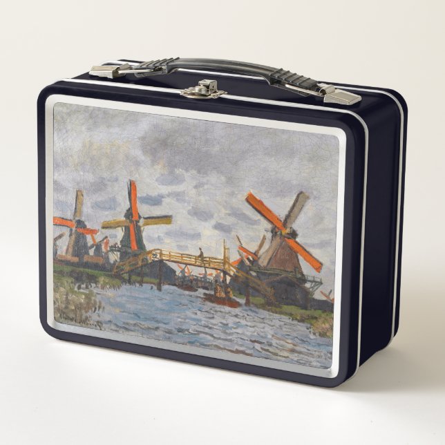 Lunch Box Claude Monet - Windmills près de Zaandam (Devant)