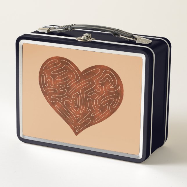 LUNCH BOX COEUR A-MAZE-ING (ROUGE) (Devant)