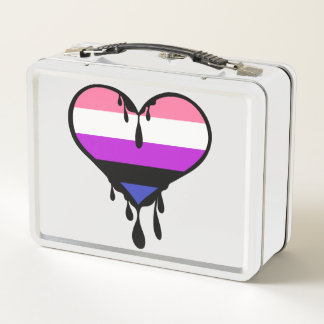 Lunch Box Coeur aspirant Genderfluide Fierté