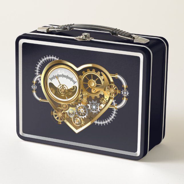 Lunch Box Coeur vapeur avec un manomètre (Devant)