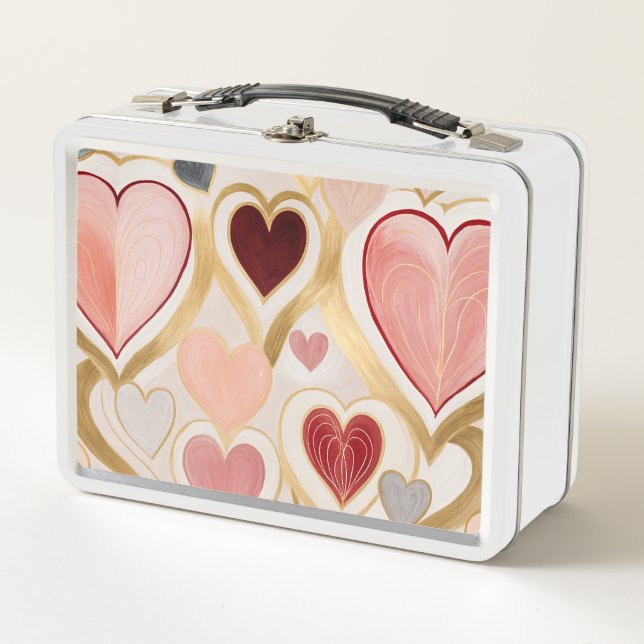 Lunch Box Coeurs d'amour (Devant)