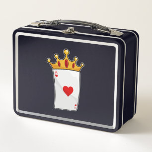 Lunch Box Coeurs d'As avec Reine Couronne