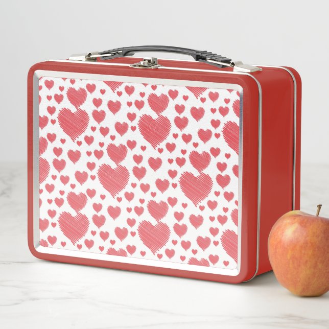 Lunch Box Coeurs de scintillement (En situation)