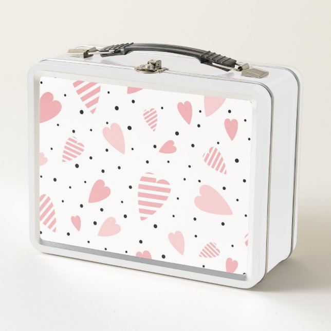 Lunch Box Coeurs et Pois (Devant)