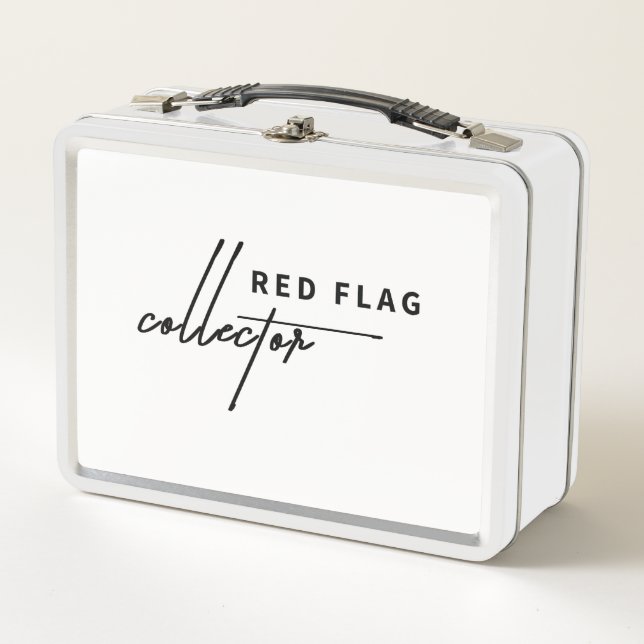 Lunch Box Collecteur Drapeau Rouge \ (Devant)