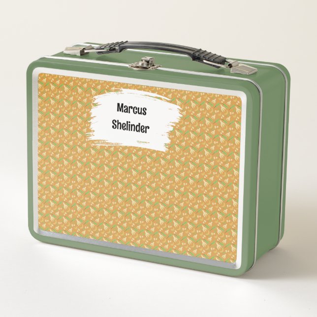 Lunch Box Collection de Motifs de paniers de fruits - Banane (Devant)