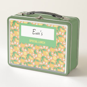 Lunch Box Collection de Motifs de paniers de fruits - Citron