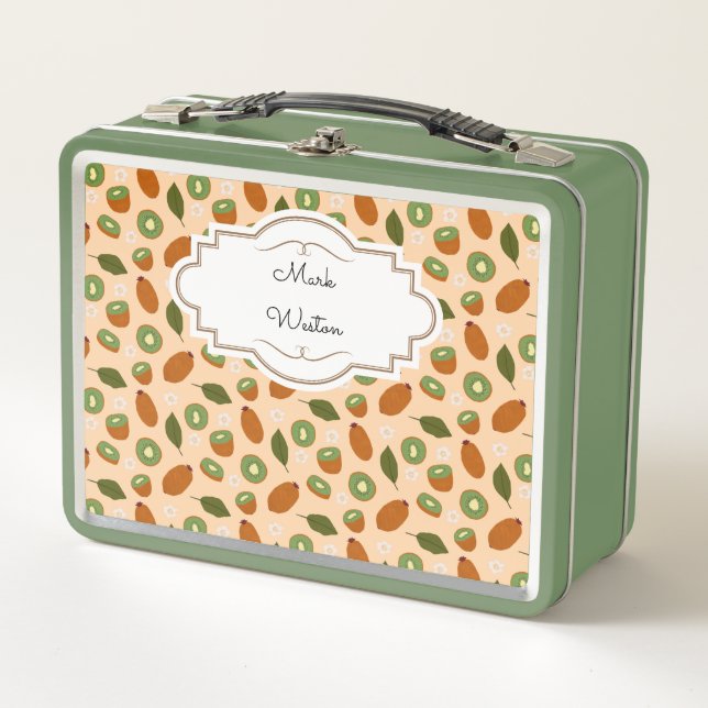 Lunch Box Collection de Motifs de paniers de fruits - Kiwi (Devant)