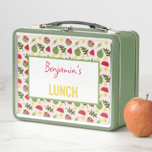 Lunch Box Collection de Motifs de paniers de fruits - pastèq