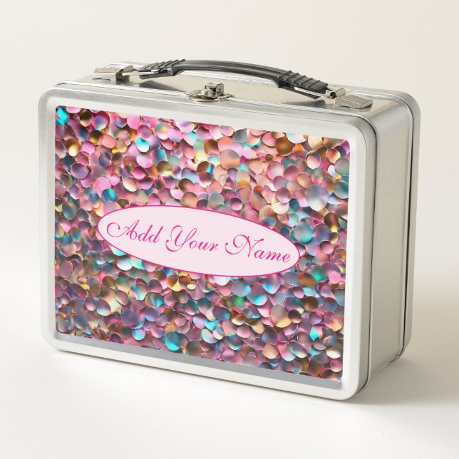Lunch Box Collection Holographique Opal Parties scintillant  (Devant)