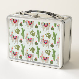 Lunch Box Collection Llamarama Cactus & Llama Motif