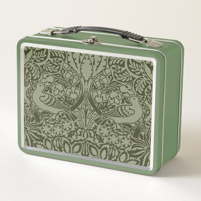 Lunch Box Colombe et Rose de William Morris (Devant)