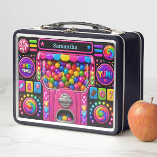 Lunch Box Colorful Candy Machine Sweet Dispenser Design
