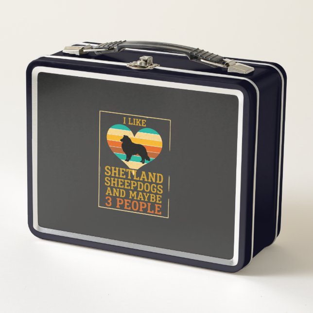 Lunch Box Comme les Shetland Sheepdogs, peut-être que les ge (Devant)