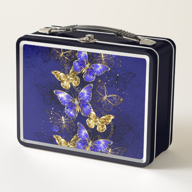 Lunch Box Composition avec papillons Sapphire (Devant)