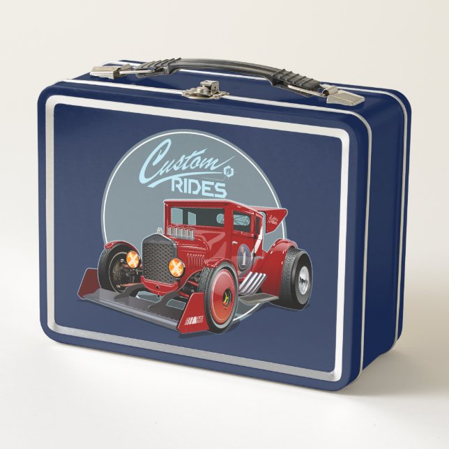 Lunch Box Concept de voiture de course rétro personnalisée (Devant)