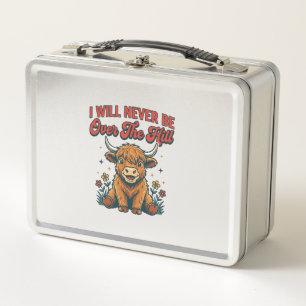 Lunch Box Conception d'anniversaire drôle de vache highland