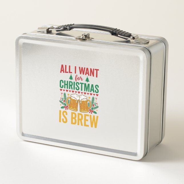 Lunch Box Conception de boisson de vacances Christmas Brew (Devant)