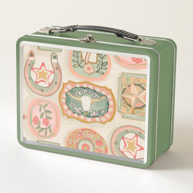 Lunch Box Conception de boucle Western Belt (Devant)