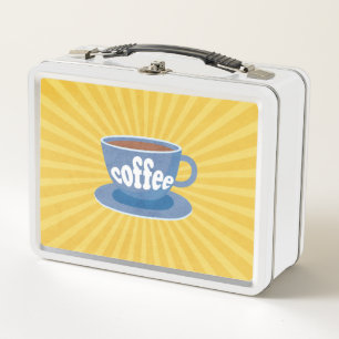 Lunch Box Conception de café rétro