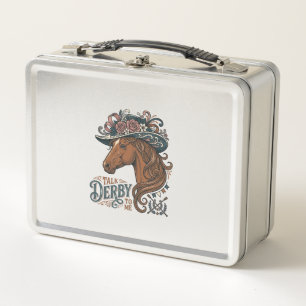 Lunch Box Conception de chemise à chapeau floral de cheval D