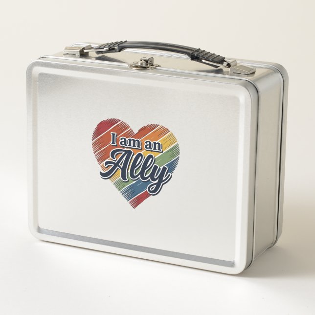 Lunch Box Conception de chemise vectorielle cœur allié arc-e (Devant)