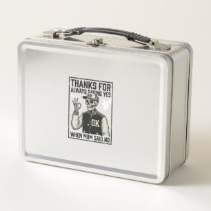 Lunch Box Conception de chemise vintage drôle de squelette p