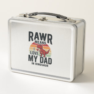 Lunch Box Conception de chemise vintage Papa dinosaure drôle