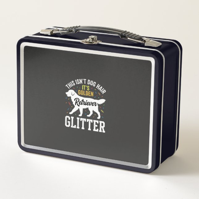 Lunch Box Conception de cheveux de chien en paillettes Retri (Devant)