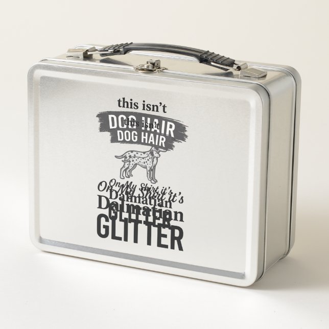 Lunch Box Conception de citation de cheveux de chien drôle d (Devant)