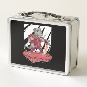 Lunch Box Conception de dessin animé de chien chevalier