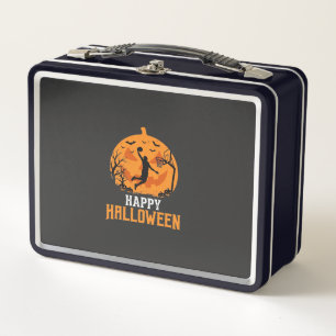 Lunch Box Conception de dunk de basket-ball Halloween citrou