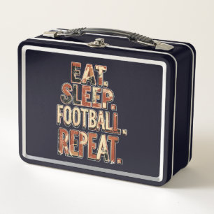 Lunch Box Conception de fan de football vintage Graphique