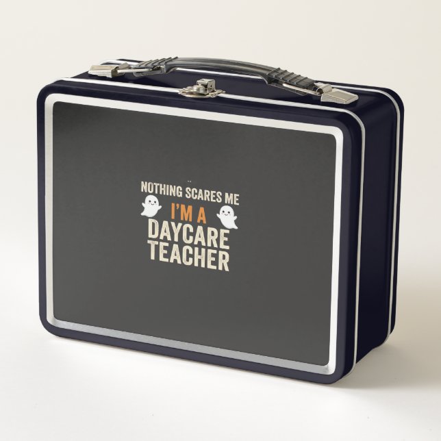 Lunch Box Conception de fantôme Halloween pour enseignant en (Devant)
