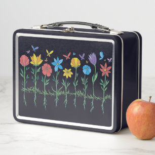 Lunch Box Conception de fleurs en croissance