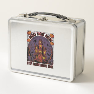 Lunch Box Conception de gravure vintage Halloween Maison han