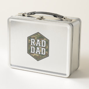 Lunch Box Conception de gravure vintage hexagonale camouflée