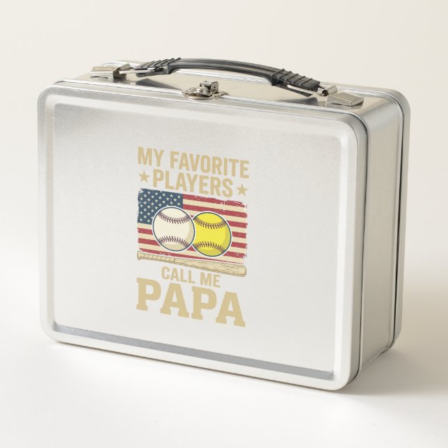Lunch Box Conception de maillot de joueurs de baseball de so (Devant)