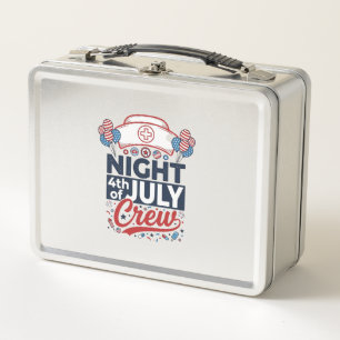 Lunch Box Conception de maillot patriotique d'infirmière de