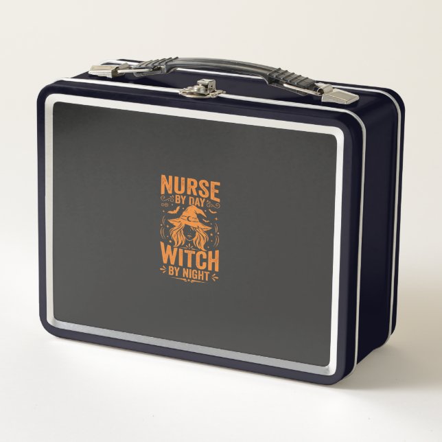 Lunch Box Conception de sorcière infirmière Halloween (Devant)