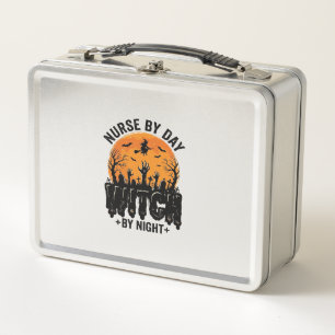 Lunch Box Conception de sorcière infirmière vintage Hallowee