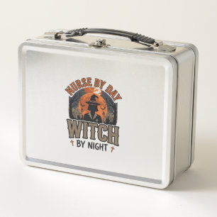 Lunch Box Conception de sorcière infirmière vintage Hallowee