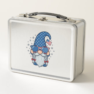 Lunch Box Conception de t-shirt avec gravure vintage de gnom