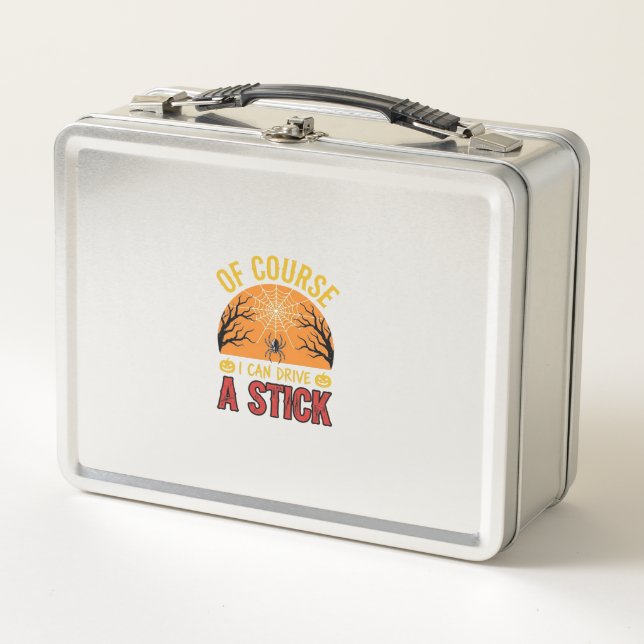 Lunch Box Conception de T-shirt drôle d'Halloween avec une t (Devant)