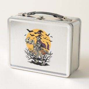 Lunch Box Conception de T-shirt Halloween dinosaure squelett