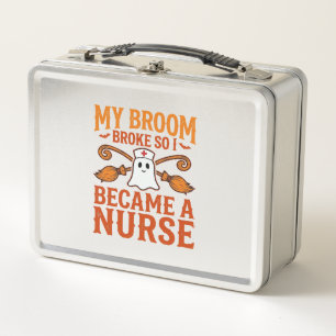 Lunch Box Conception de T-shirt vintage de fantôme d'infirmi