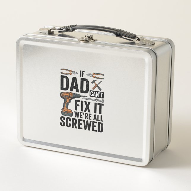 Lunch Box Conception de vecteur de citation d'outil vissé de (Devant)