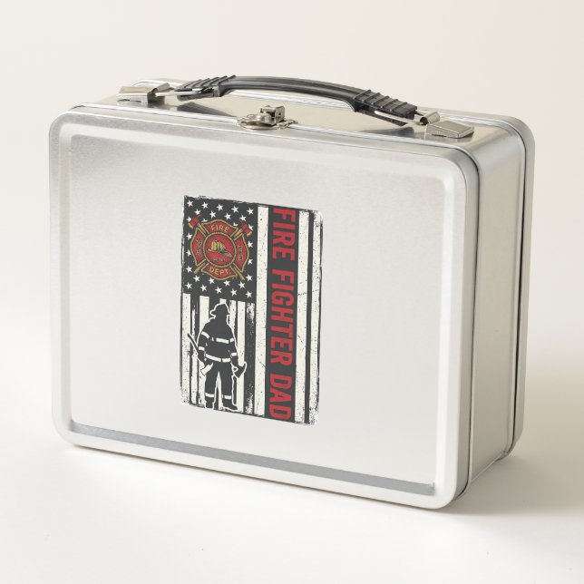 Lunch Box Conception de vecteur de drapeau en détresse de pa (Devant)