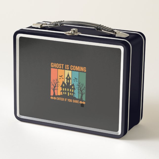 Lunch Box Conception de vecteur de maison hantée fantôme Hal (Devant)