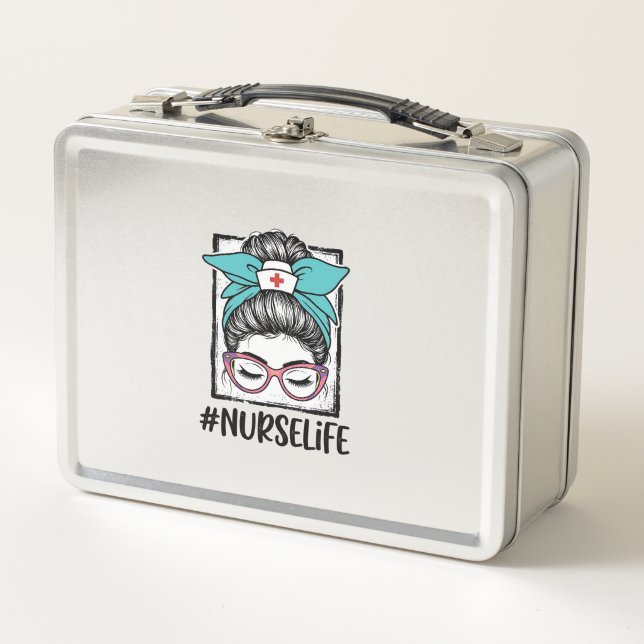 Lunch Box Conception de vecteur de nœud arc-en-ciel de chign (Devant)
